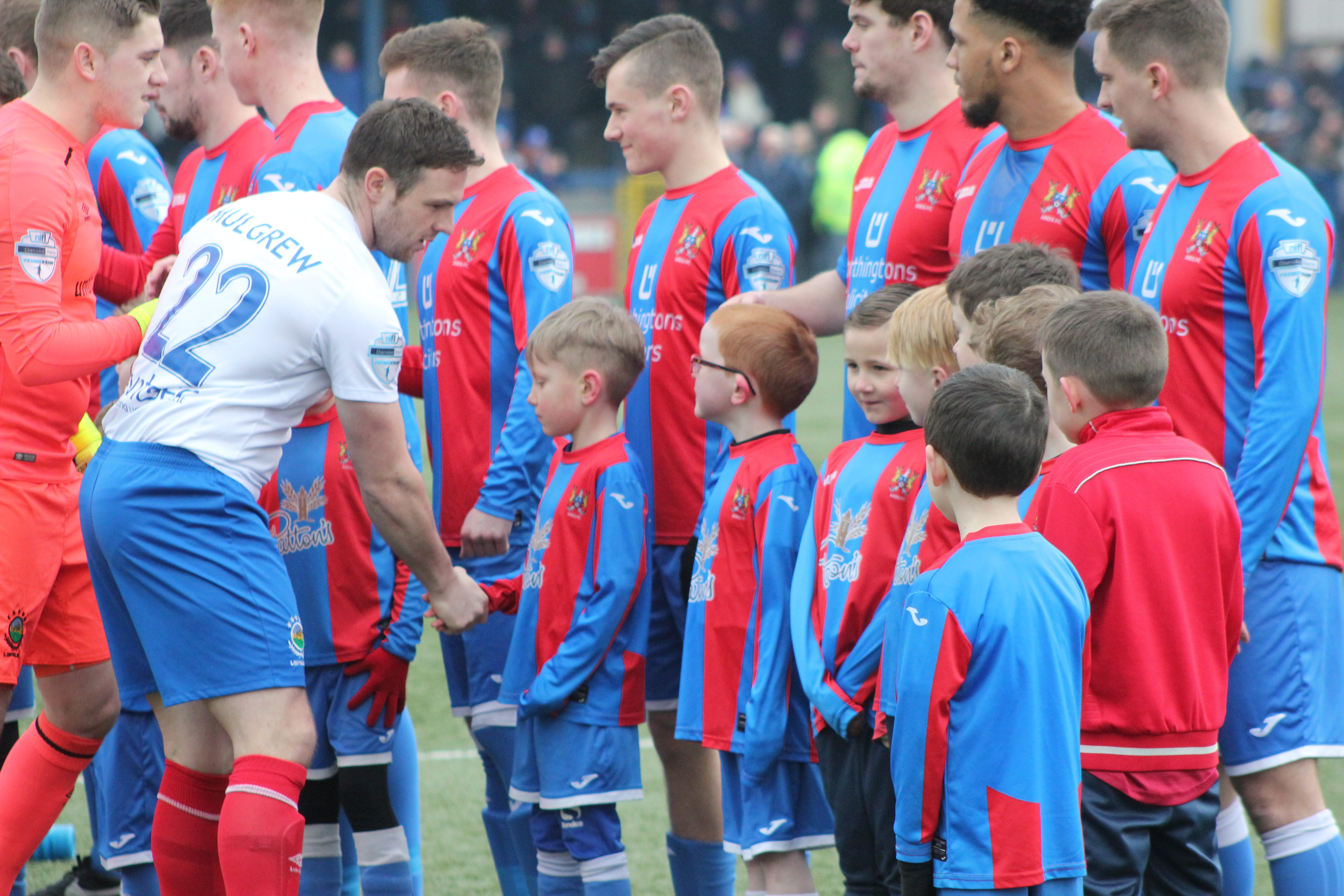 Linfield’s Jamie Mulgrew is a real family man
